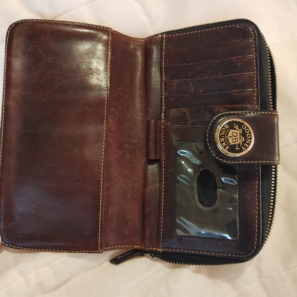 Dooney & Bourke Zip Around Wallet - Picture 2 of 13